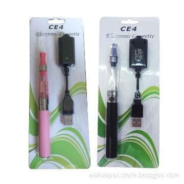Electronic cigarette eGO CE4 starter kit with blistercard packaging